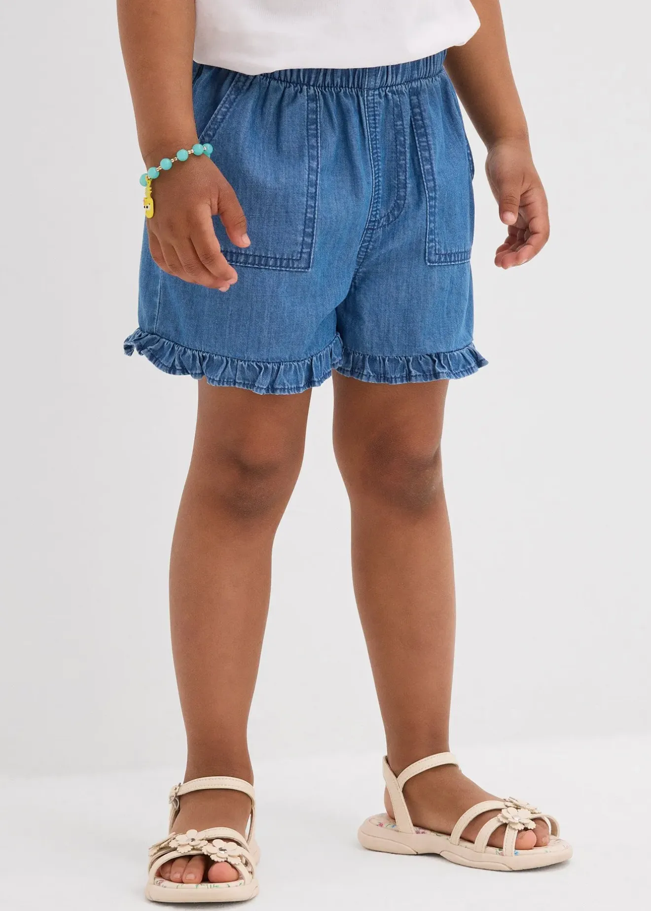 Enfant bonprix Vêtements Enfant|Filles 2-8 Ans·Shorts|Short en jean en coton fluide