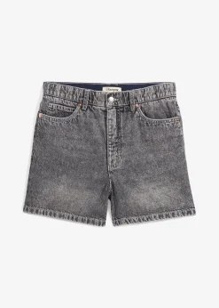Femme bonprix Shorts|Jeans|Short en jean taille haute, peu extensible