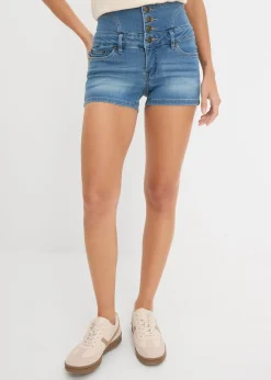 Femme bonprix Shorts|Jeans|Short en jean taille haute