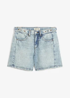 bonprix Short en jean taille mi-haute, peu extensible|Femme Shorts|Jeans