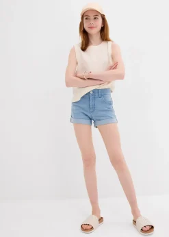 Enfant bonprix Vêtements Enfant|Filles 9-16 Ans·Shorts|Short en jean, taille mi-haute