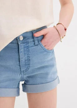 Enfant bonprix Vêtements Enfant|Filles 9-16 Ans·Shorts|Short en jean, taille mi-haute