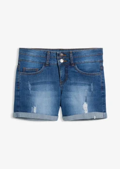 Femme bonprix Shorts|Jeans|Short en jean taille mi-haute