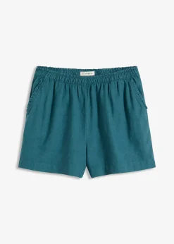 bonprix Short en lin mélangé|Femme Shorts|Pantalons