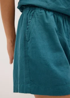 bonprix Short en lin mélangé|Femme Shorts|Pantalons