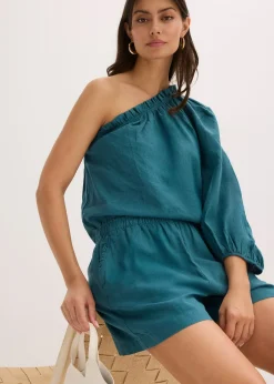 bonprix Short en lin mélangé|Femme Shorts|Pantalons