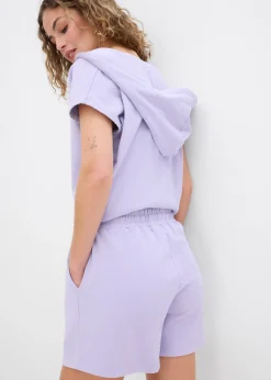 Femme bonprix Shorts|Sweats|Short en molleton 100% coton