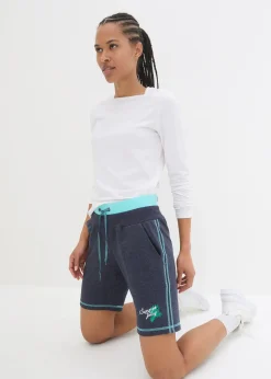 Femme bonprix Vêtements De Plage|Maillots Séparables|Short en molleton de coton mélangé