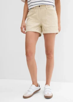 Femme bonprix Shorts|Pantalons|Short en twill