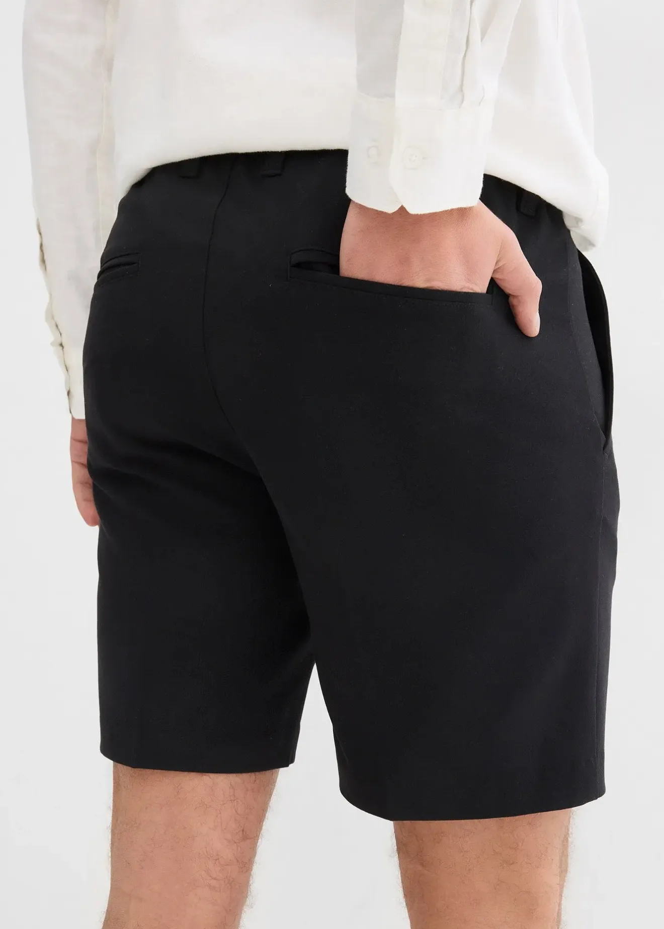 Homme bonprix Shorts|Pantalons|Short élégant, coupe loose