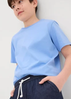 Enfant bonprix Vêtements Enfant|Garçons 9-16 Ans·Shorts|Short Regular en jean à taille élastiquée