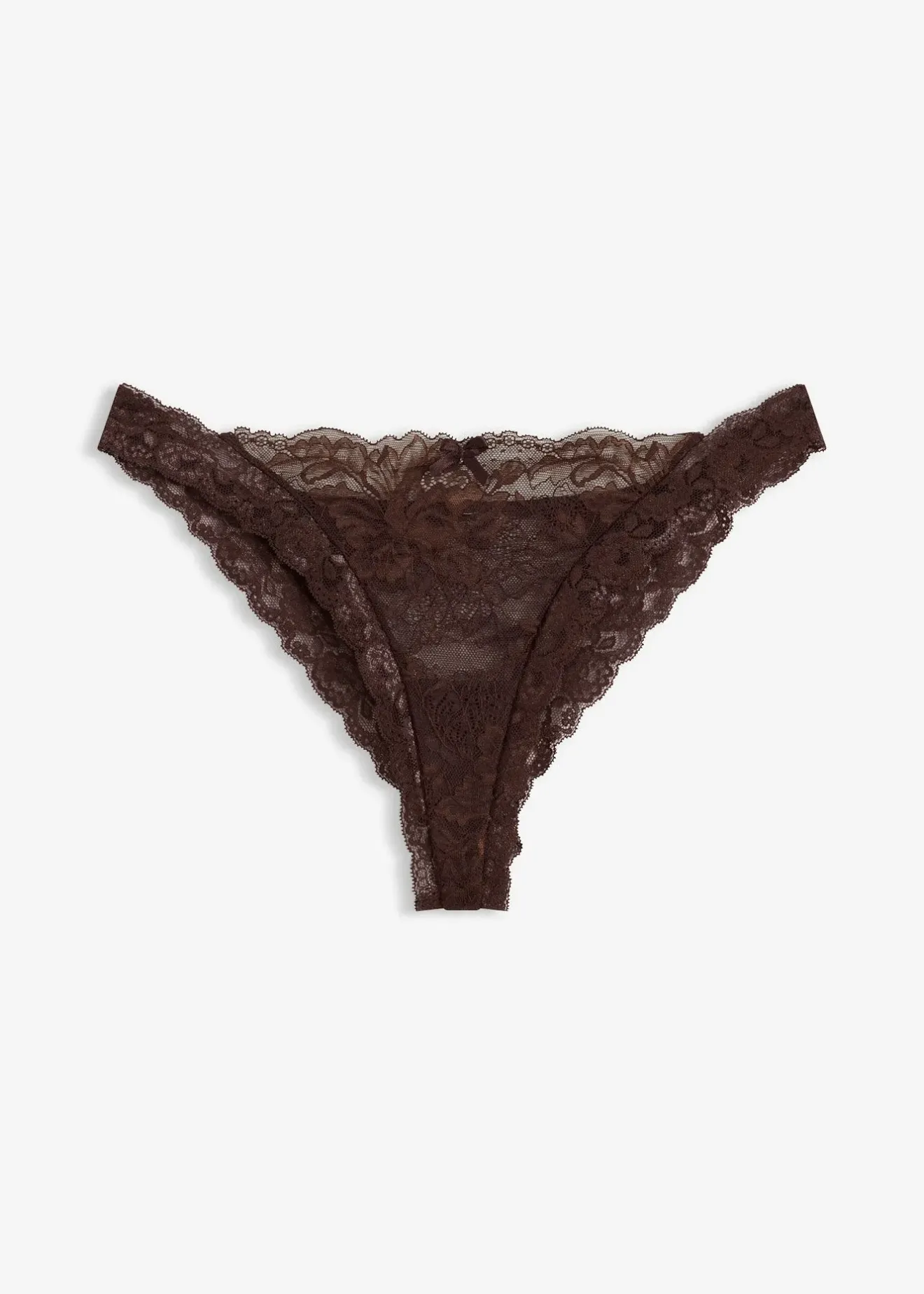 Femme bonprix Dessous|Bas|Slip brésilien à dentelle