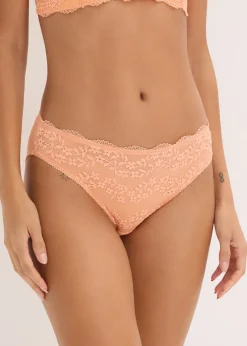 Femme bonprix Lingerie Coton|Dessous|Slip en coton doux et dentelle