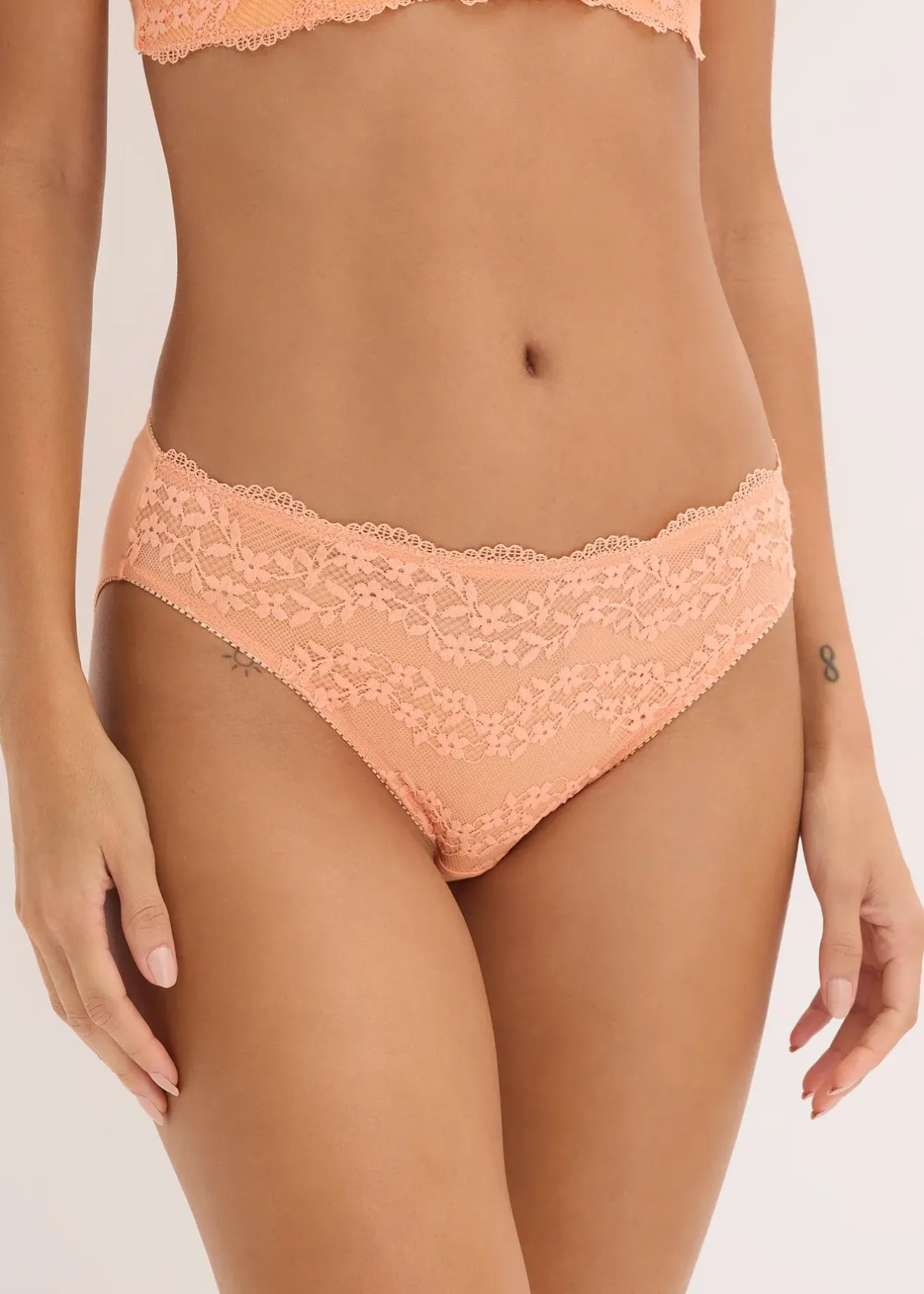 Femme bonprix Lingerie Coton|Dessous|Slip en coton doux et dentelle