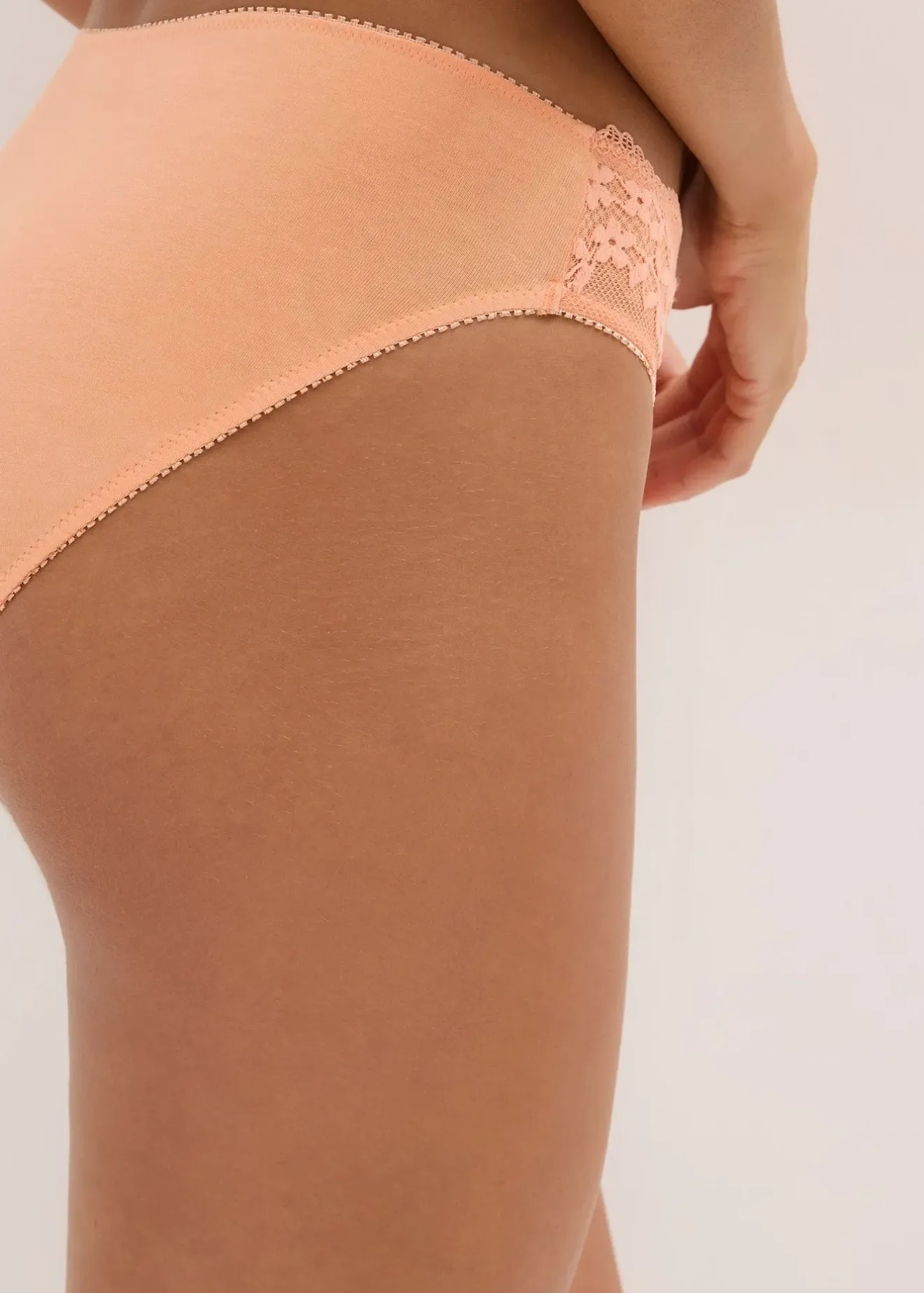 Femme bonprix Lingerie Coton|Dessous|Slip en coton doux et dentelle