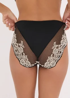 Femme bonprix Dessous|Bas|Slip Maxi avec dentelle