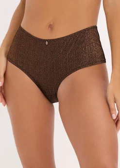 bonprix Slip Maxi brésilien en matière brillante|Femme Dessous|Bas