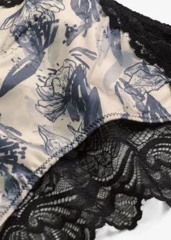 bonprix Slip mini en satin imprimé|Femme Dessous|Bas