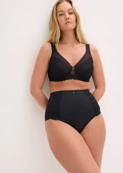Femme bonprix Lingerie Sculptante|Bas|Slip sculptant avec dentelle, maintien modéré