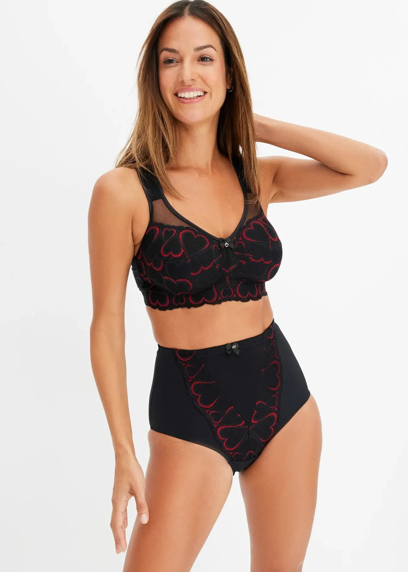 Femme bonprix Lingerie Sculptante|Bas|Slip sculptant décoré, maintien modéré