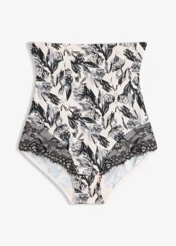 Femme bonprix Lingerie Sculptante|Bas|Slip sculptant taille haute avec dentelle, maintien modéré