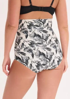 Femme bonprix Lingerie Sculptante|Bas|Slip sculptant taille haute avec dentelle, maintien modéré