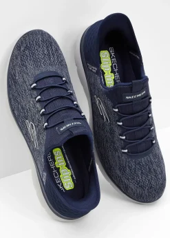 Homme Skechers Marques|Sport & Loisirs|Sneakers à enfiler à mémoire de forme