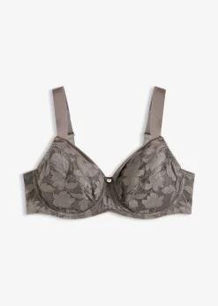 Femme bonprix Grands Bonnets D-H|Dessous|Soutien-gorge à armatures et bretelles rembourrées, effet brillant