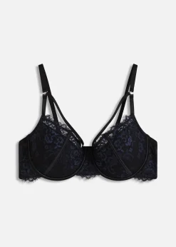 Femme bonprix Grands Bonnets D-H|Soutien-gorge à coques avec dentelle à franges