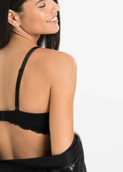 bonprix Soutien-gorge à coques et armatures avec effet scintillant|Femme Grands Bonnets D-H|Dessous