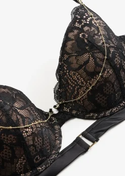 Femme bonprix Dessous|Soutiens-Gorge|Soutien-gorge à coques et chaîne amovible