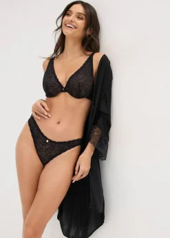 bonprix Soutien-gorge à coques et dentelle fine|Femme Dessous|Soutiens-Gorge