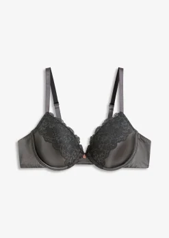 Femme bonprix Grands Bonnets D-H|Dessous|Soutien-gorge à coques satin et dentelle