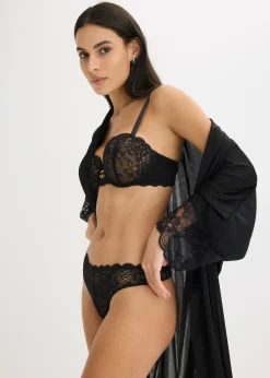 bonprix Soutien-gorge balconnet avec dentelle florale|Femme Dessous|Soutiens-Gorge