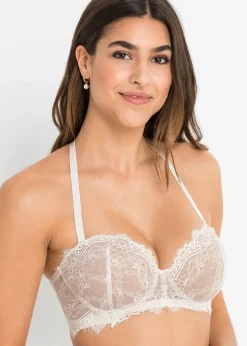 Femme bonprix Dessous|Soutiens-Gorge|Soutien-gorge balconnet en dentelle délicate