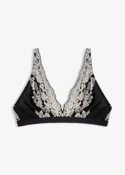 bonprix Soutien-gorge bralette à dentelle bicolore|Femme Dessous|Soutiens-Gorge