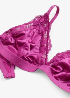 Femme bonprix Dessous|Soutiens-Gorge|Soutien-gorge bralette en matière brillante