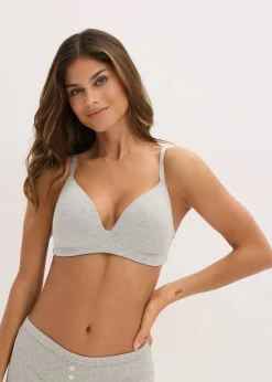bonprix Soutien-gorge coton à coques sans armatures|Femme Lingerie Coton|Soutiens-Gorge