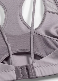 Femme bonprix Soutiens-Gorge|Grands Bonnets D-H|Soutien-gorge de sport légèrement brillant, maintien modéré