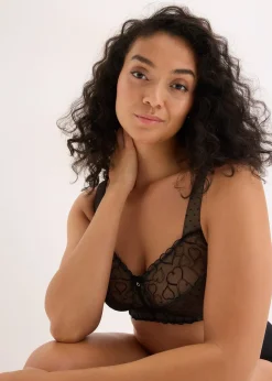 Femme bonprix Grands Bonnets D-H|Soutiens-Gorge|Soutien-gorge grand maintien sans armatures, bretelles rembourrées