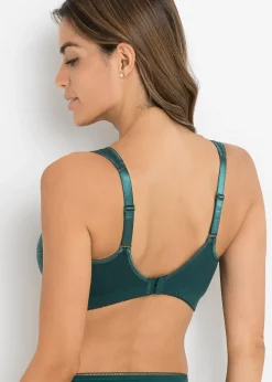 bonprix Soutien-gorge grand maintien coton sans armatures, bretelles rembourrées|Femme Lingerie Coton|Soutiens-Gorge