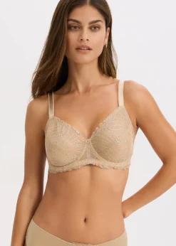 bonprix Soutien-gorge minimiseur avec broderies brillantes|Femme Grands Bonnets D-H|Soutiens-Gorge