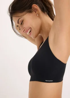 Femme bonprix Sans Couture|Soutiens-Gorge|Soutien-gorge moulé Feel Comfort, rembourré, sans armatures, découpes laser
