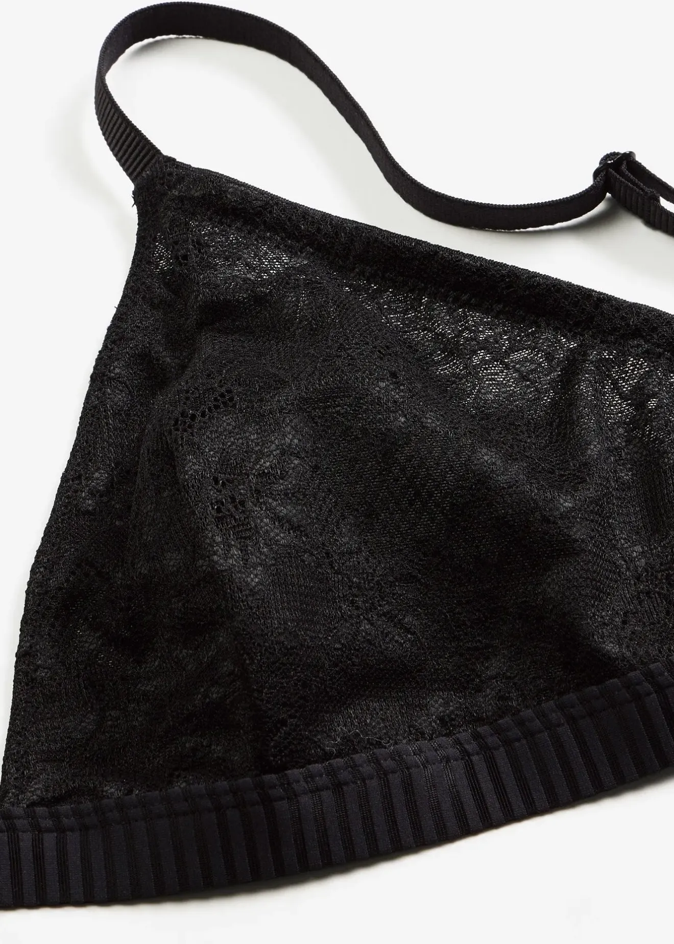 Femme bonprix Dessous|Soutiens-Gorge|Soutien-gorge triangle, sans armatures, texture côtelée douce