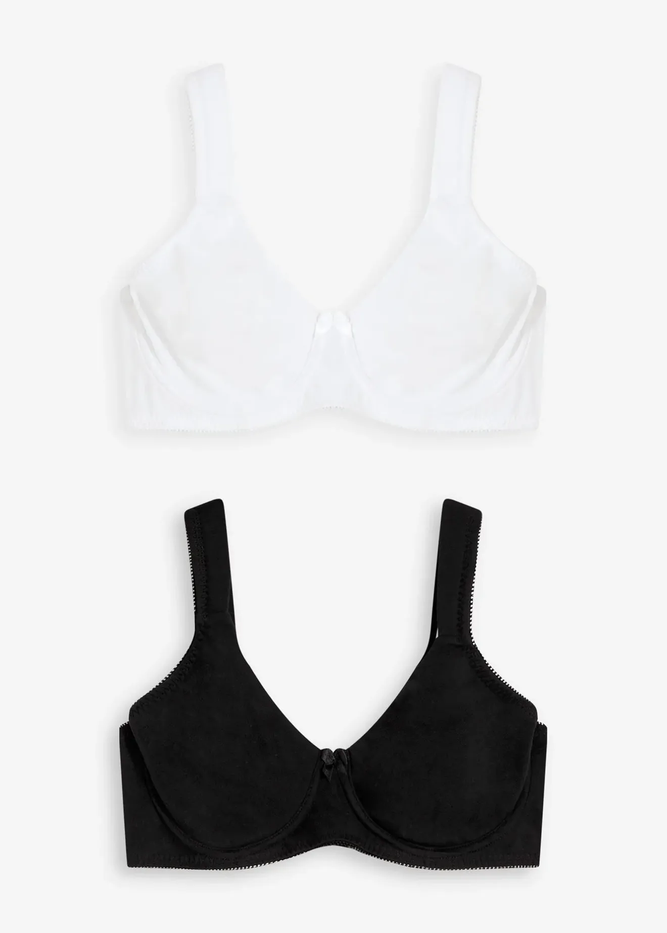 Femme bonprix Grands Bonnets D-H|Basiques|Soutiens-gorge minimiseurs moulés à armatures en coton (lot de 2)