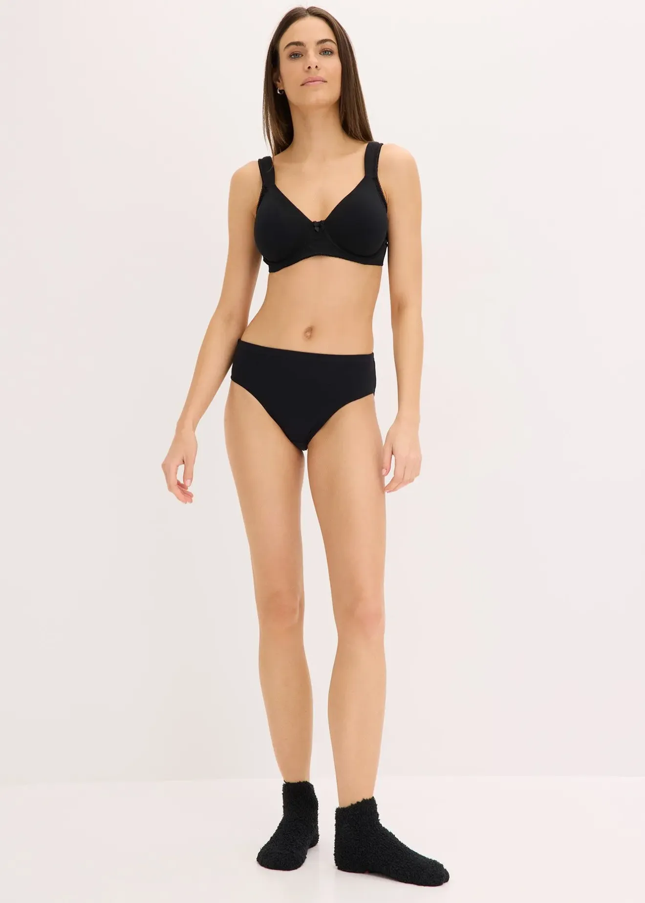 Femme bonprix Grands Bonnets D-H|Basiques|Soutiens-gorge minimiseurs moulés à armatures en coton (lot de 2)