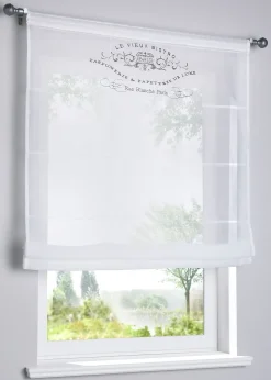 bonprix Store bateau transparent avec broderie| Stores