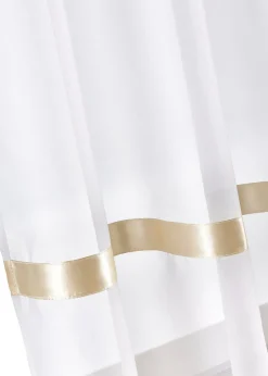 bonprix Stores Voilages|Store voilage avec ruban satin