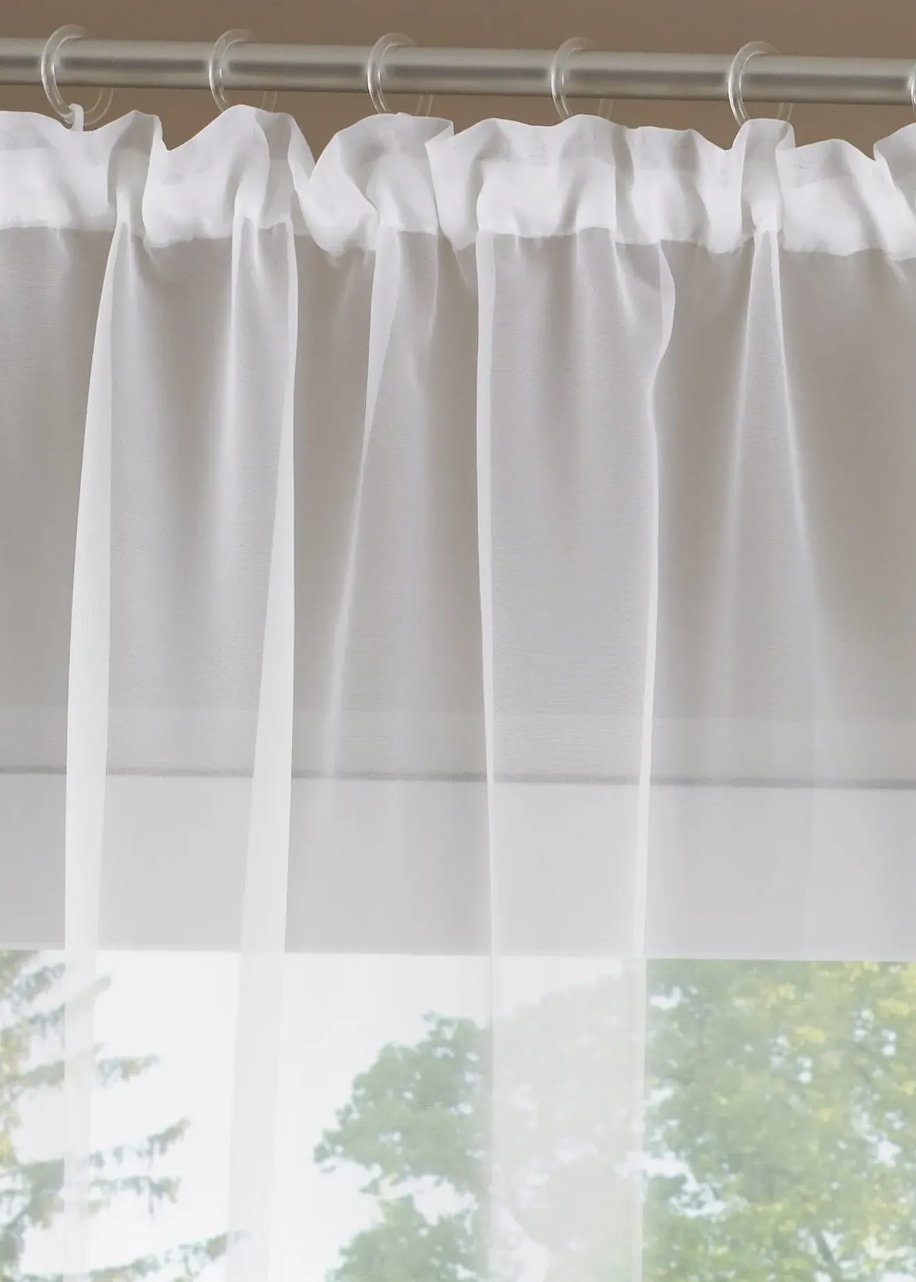 bonprix Store voilage avec ruban satin| Stores Voilages