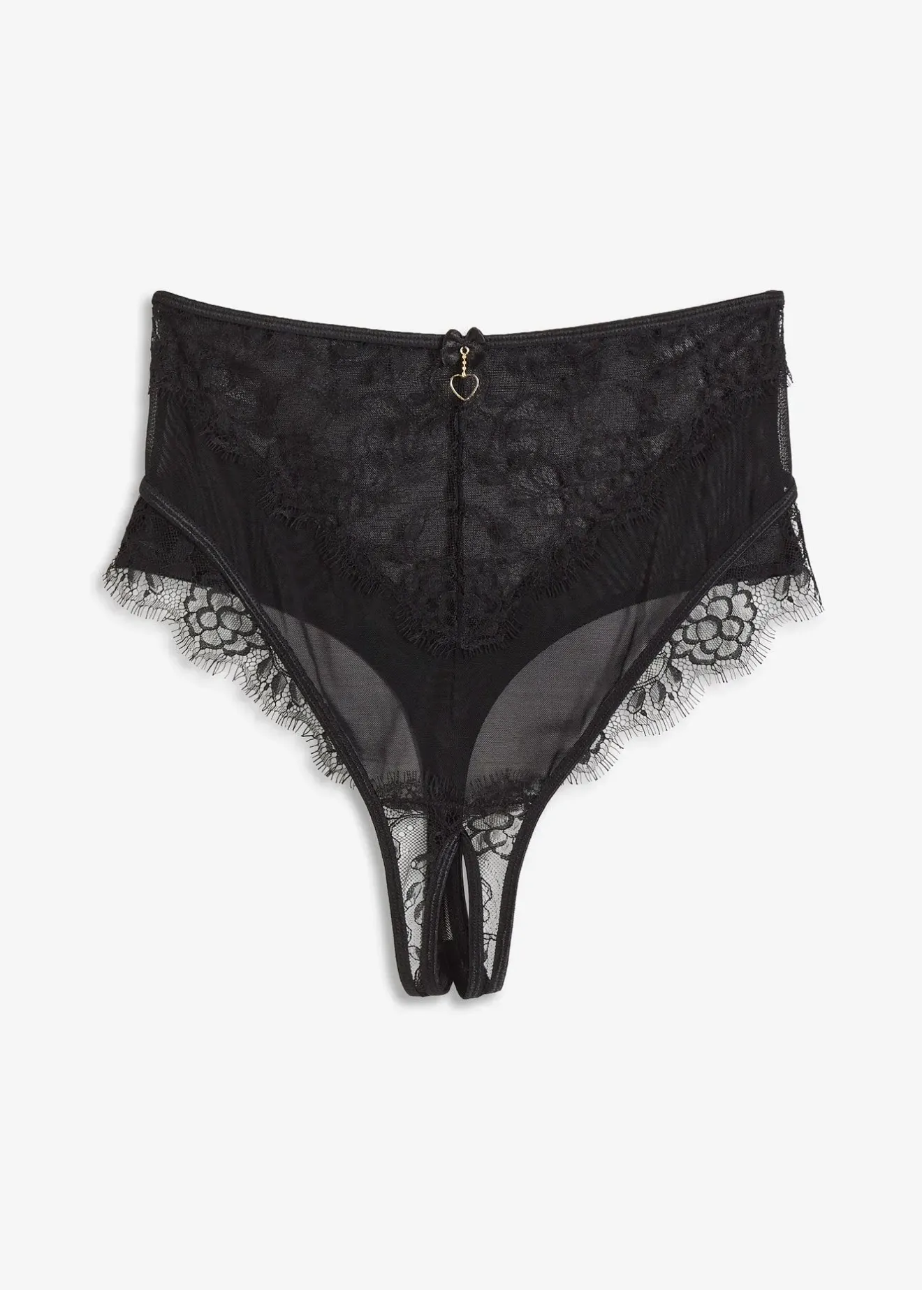 Femme bonprix Lingerie Érotique|Bas|String taille haute ouvert